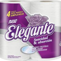 Papel Higiénico Elegante Simple hoja 30mts x4