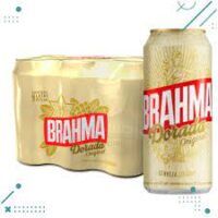 Cerveza Brahma DORADA  en Lata 473ml x 6